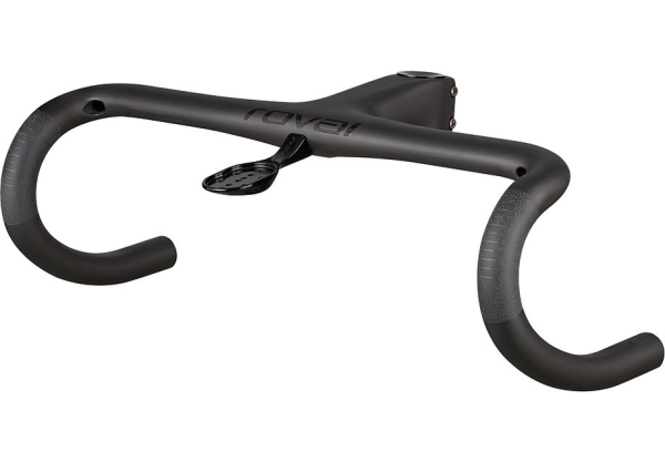 Specialized Roval Alpinist Cockpit II, Satin Carbon/Gloss Black, 80mm x 380mm 4 Flare