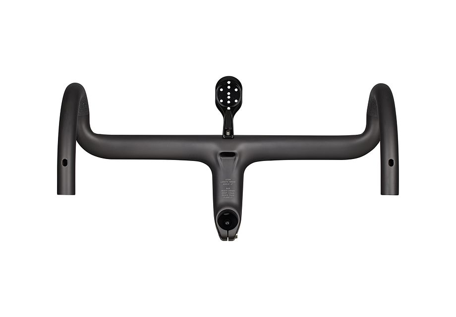 Specialized Roval Alpinist Cockpit II, Satin Carbon/Gloss Black, 80mm x 380mm 4 Flare