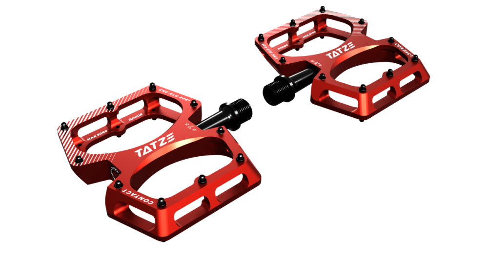 TATZE CONTACT Junior Pedal, rot
