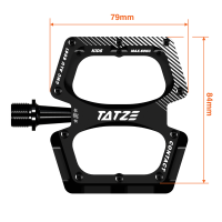 TATZE CONTACT Kids Pedal, schwarz