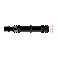 TATZE CONTACT Large Pedal, schwarz