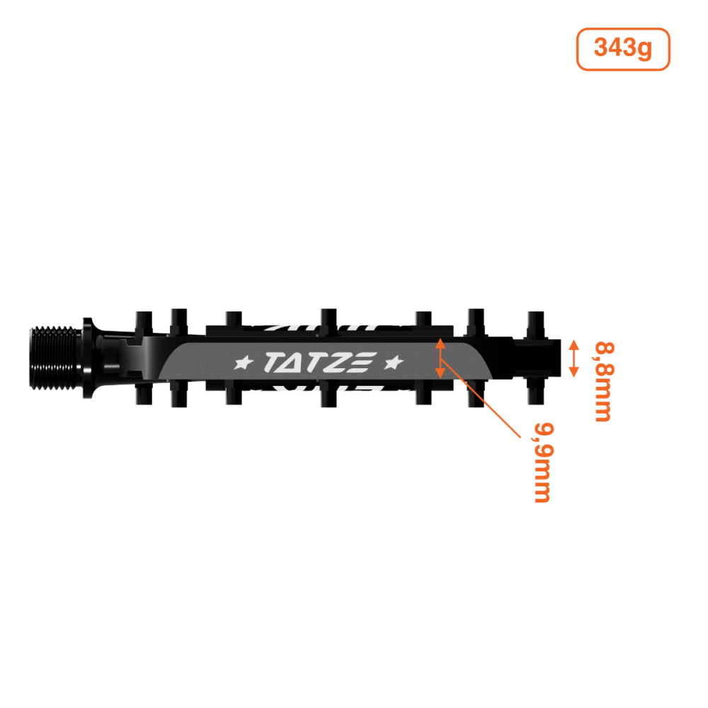 Tatze TATZE LINK Pedal, rot