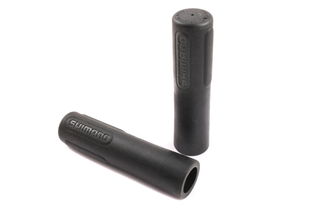 Shimano BIKE RUBBER HANDLEBAR GRIPS 120mm BLACK SUIT MTB HYBRID ETC BL-IM40 , Paar