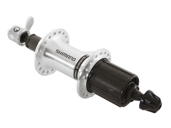 Shimano Hinterradnabe FH-RM30 7 Speed QR Hub - 135mm Silver 36 loch