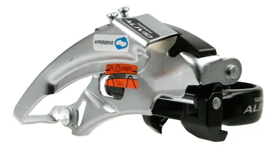 Shimano Alivio FD-M412 front derailleur 3-speed Top Swing Dual Pull 34,9-28,6  66-69grad