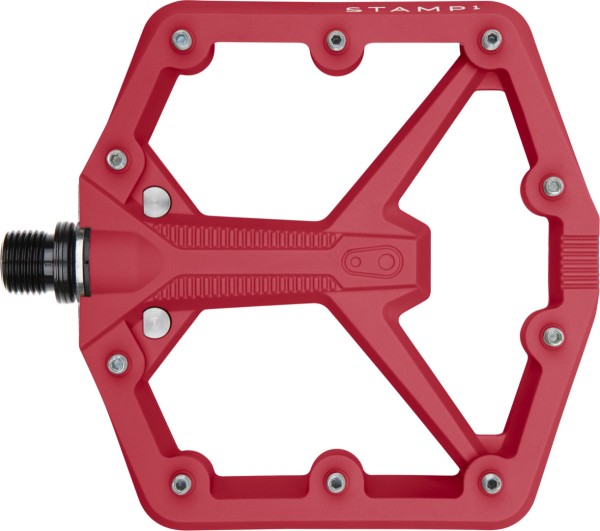 Crankbrothers Pedal Stamp 1 large red Gen 2