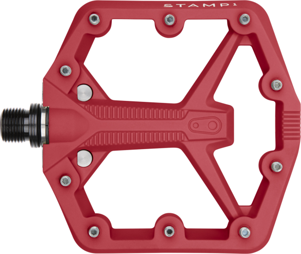 Crankbrothers Pedal Stamp 1 small red Gen 2