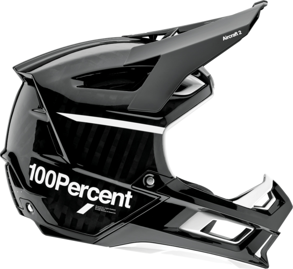100% Aircraft 2 Helmet black/white S