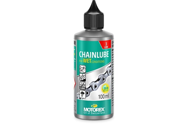 MOTOREX Chainlube WET Kettenöl Flasche 100 ml