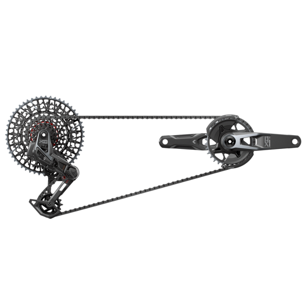 SRAM groupset x0 eagle axs transmission, black, 1