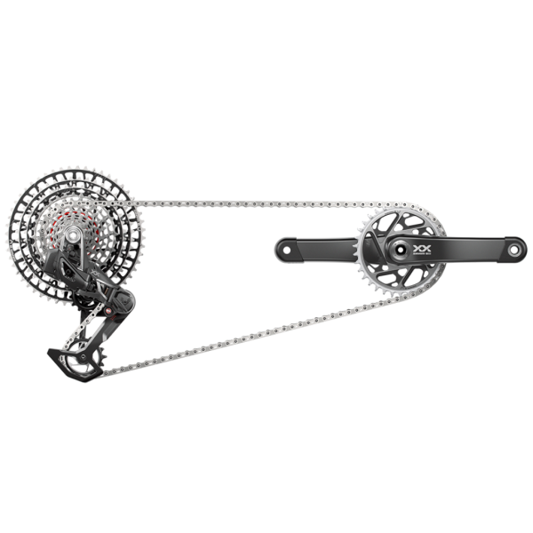 SRAM groupset xx sl eagle axs transmission, black, 1
