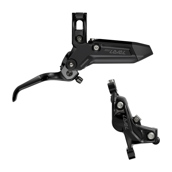 SRAM Disc Brake - Level Silver Stealth 4-Piston, anodized black, 950mm