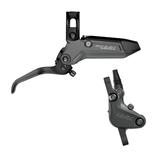 SRAM Disc Brake - Level Bronze Stealth 2-Piston, blast dark polar anodized, 2000mm