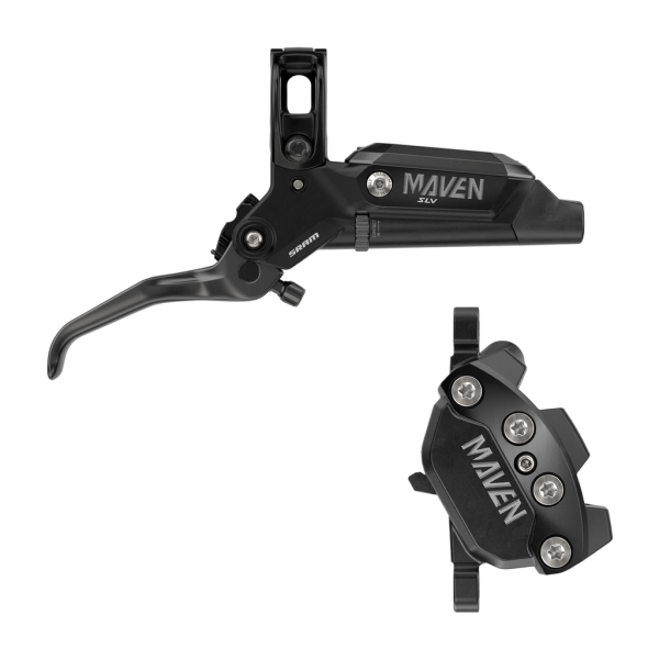SRAM Maven Silver Stealth, Alu, 4-Kolben Mineral Oil, Rear 2000mm, Black, A1
