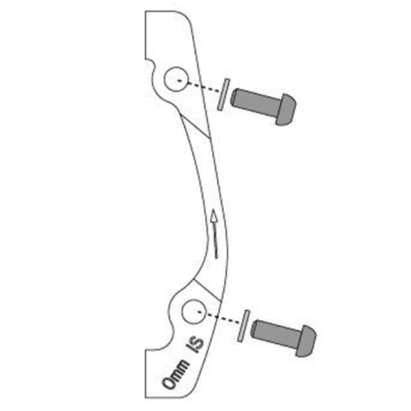 SRAM IS Bracket - 0 IS (Front 160 / Rear 140)