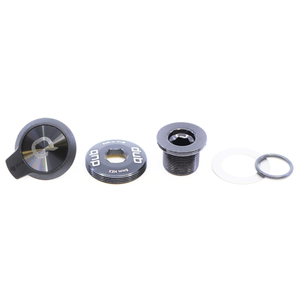 Quarq PM Crank Arm Bolt AXS Cover Plug M18/M30 DUB Rival, black