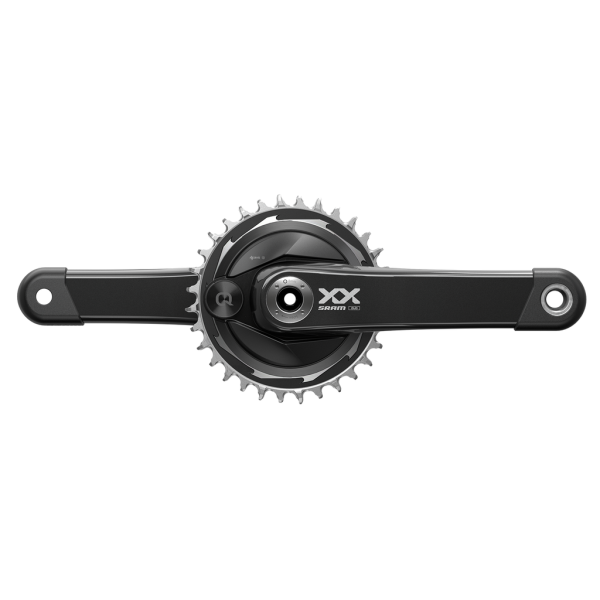 SRAM Quarq power meter crankset spider xx eagle axs transmission mtb wide dub, black, 1