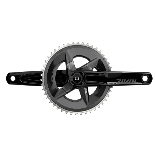SRAM Quarq power meter crankset rival etap axs 2x dub, black, 1