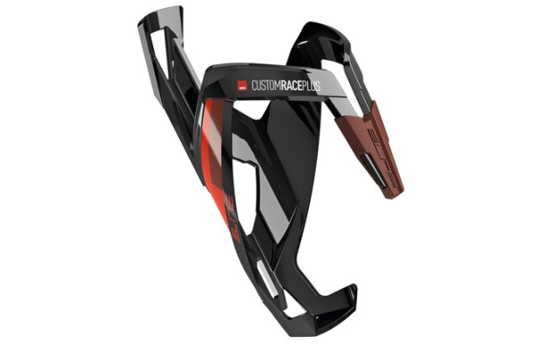 Elite Bidonhalter Custom Race Plus glossy glasfaser schwarz-rot