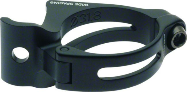 SRAM Braze-on Adaptor Wide 31.8mm with Chainspotter, black
