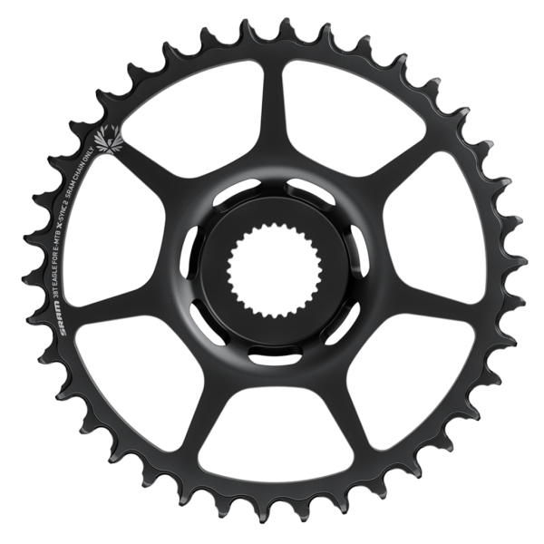 SRAM Chainring Eagle X-Sync2 for Bosch Gen4 Non Boost, black, 38T