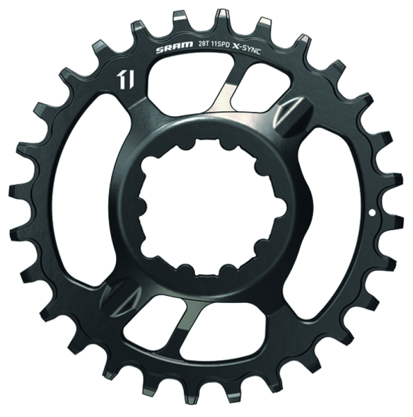 SRAM Chainring X-Sync Steel DM 3mm Offset Boost 11SP, black, 28T