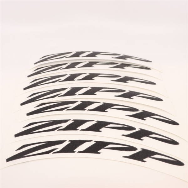 Zipp Wheel Decal Kit 202 DiscBrake SingleRim black, black