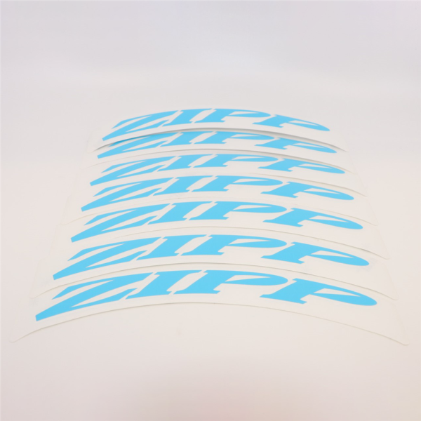 Zipp Wheel Decal Kit 202 DiscBrake SingleRim blue, blue