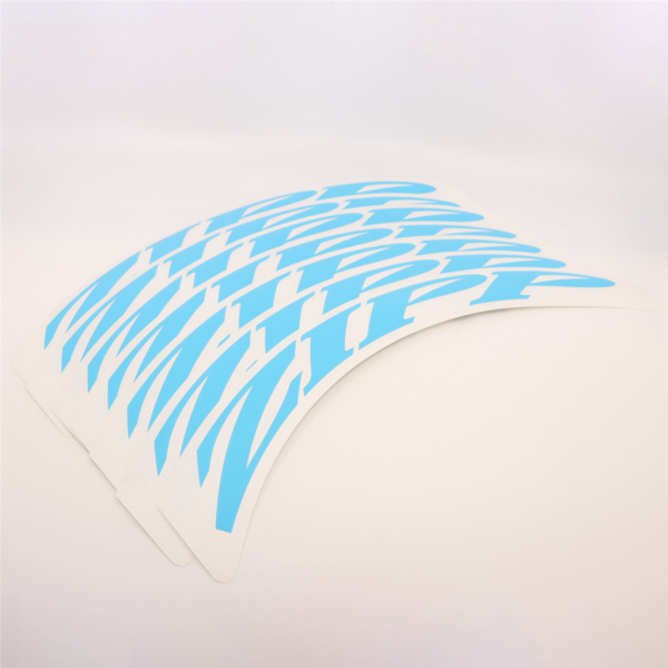 Zipp Wheel Decal Kit 404 DiscBrake SingleRim blue, blue