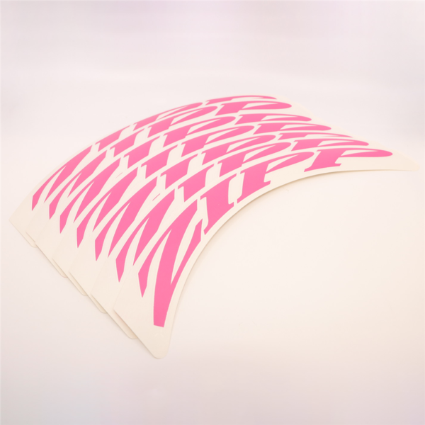 Zipp Wheel Decal Kit 404 DiscBrake SingleRim pink, pink