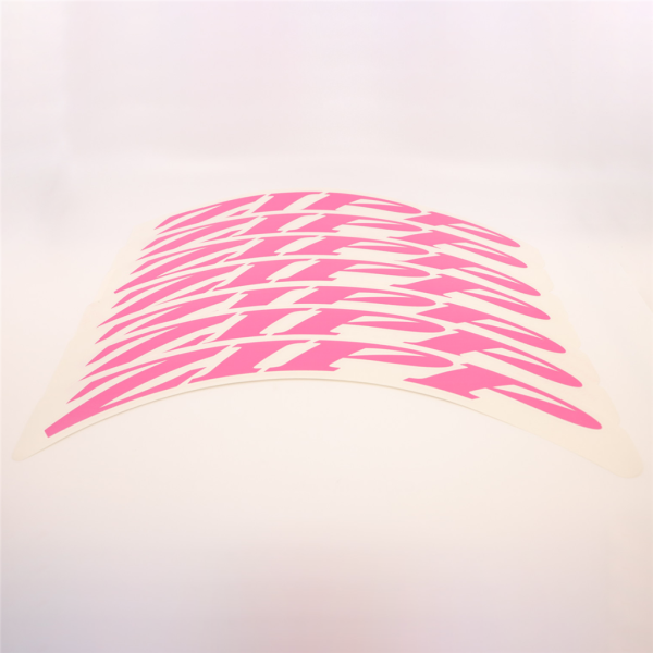 Zipp Wheel Decal Kit 808 DiscBrake SingleRim pink, pink