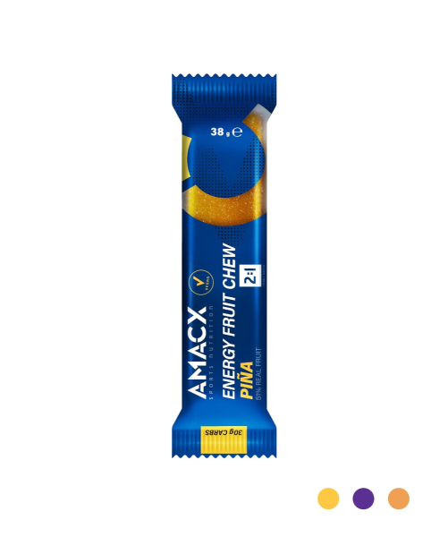 Amacx energy fruit chew piña