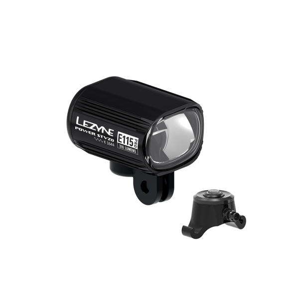 Lezyne E-Bike Power STVZO Pro E115 Switch Front, black