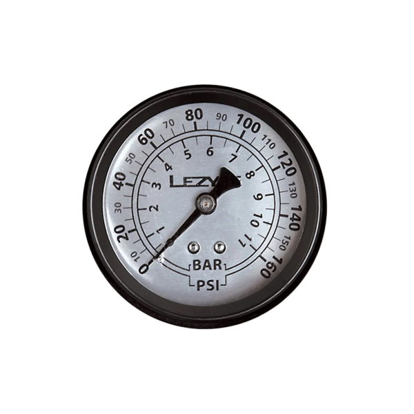 Lezyne 160 PSI Gauge 2.5", black/silver