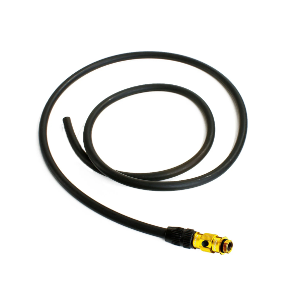 Lezyne ABS Floor Pump Hose - Std, gold gloss