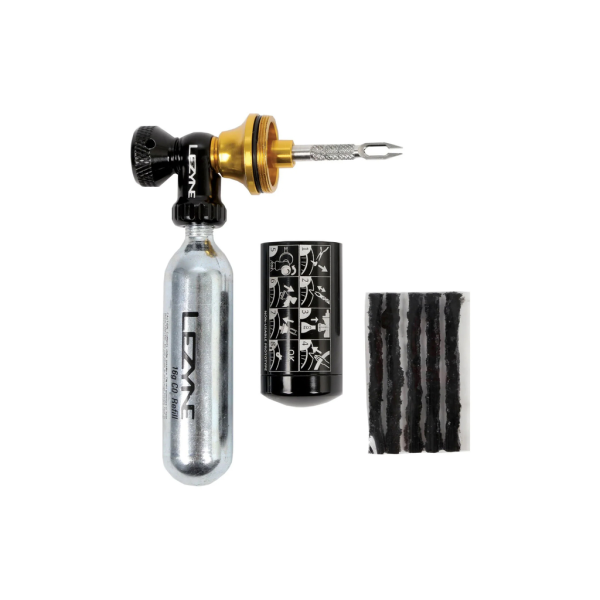 Lezyne Tubeless Co2 Blaster W/O Co2, black/gold