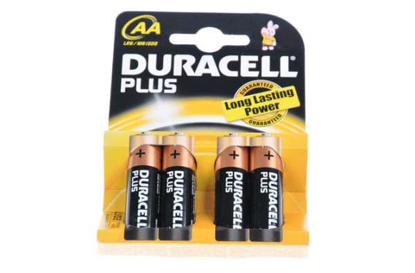 Duracell Batterie Mignon LR06 1.5V AA 4er-Blister