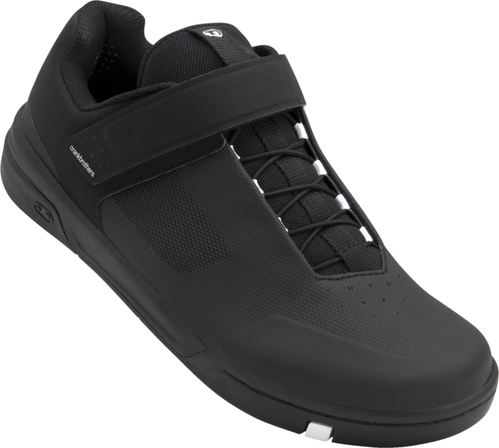 Crankbrothers stamp schuh speedlace/strap schwarz-weiss