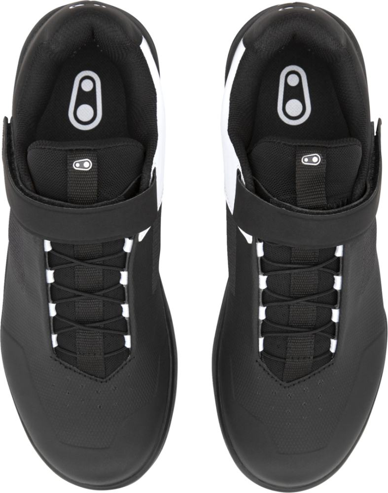 Crankbrothers stamp schuh speedlace/strap schwarz-weiss