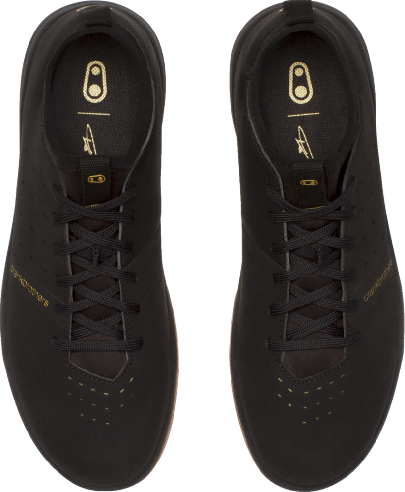 Crankbrothers stamp street schuh lace schwarz-gold