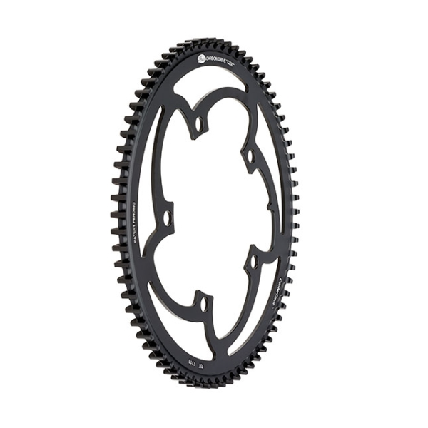 Gates Carbon Drive Riemenscheibe Gates CT 55Z/130 55 Zähne / LK Ø130mm / 5 ArmCenter Track, 55 Zähne, Lochkreis Ø 130mm