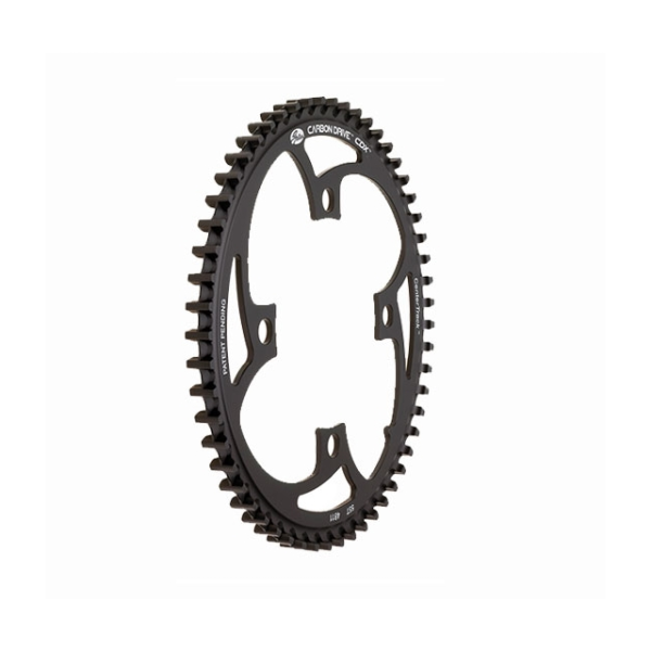 Gates Carbon Drive Riemenscheibe Gates CT 55Z/104 55 Zähne / LK Ø104mm / 4 ArmCenter Track, 55 Zähne, Lochkreis Ø 104mm