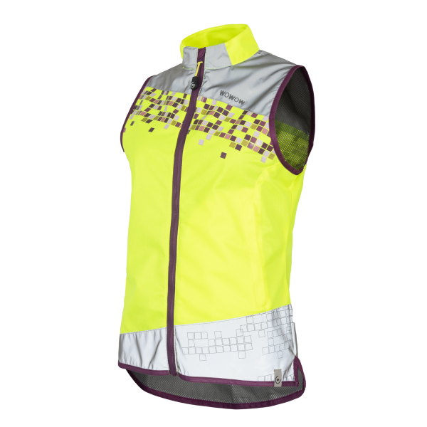 Leuchtweste, AMY Jacket, gelb, GELB, S