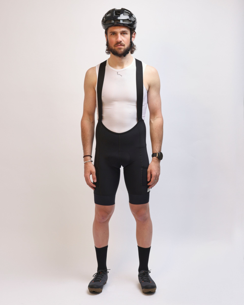 Albion Cycling Men's abr1 pocket bib shorts (black) - 2022 season