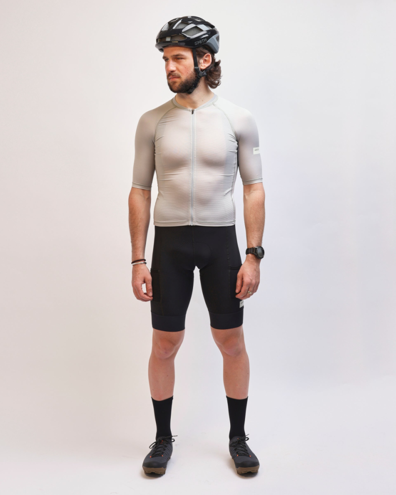 Albion Cycling Men's abr1 pocket bib shorts (black) - 2022 season