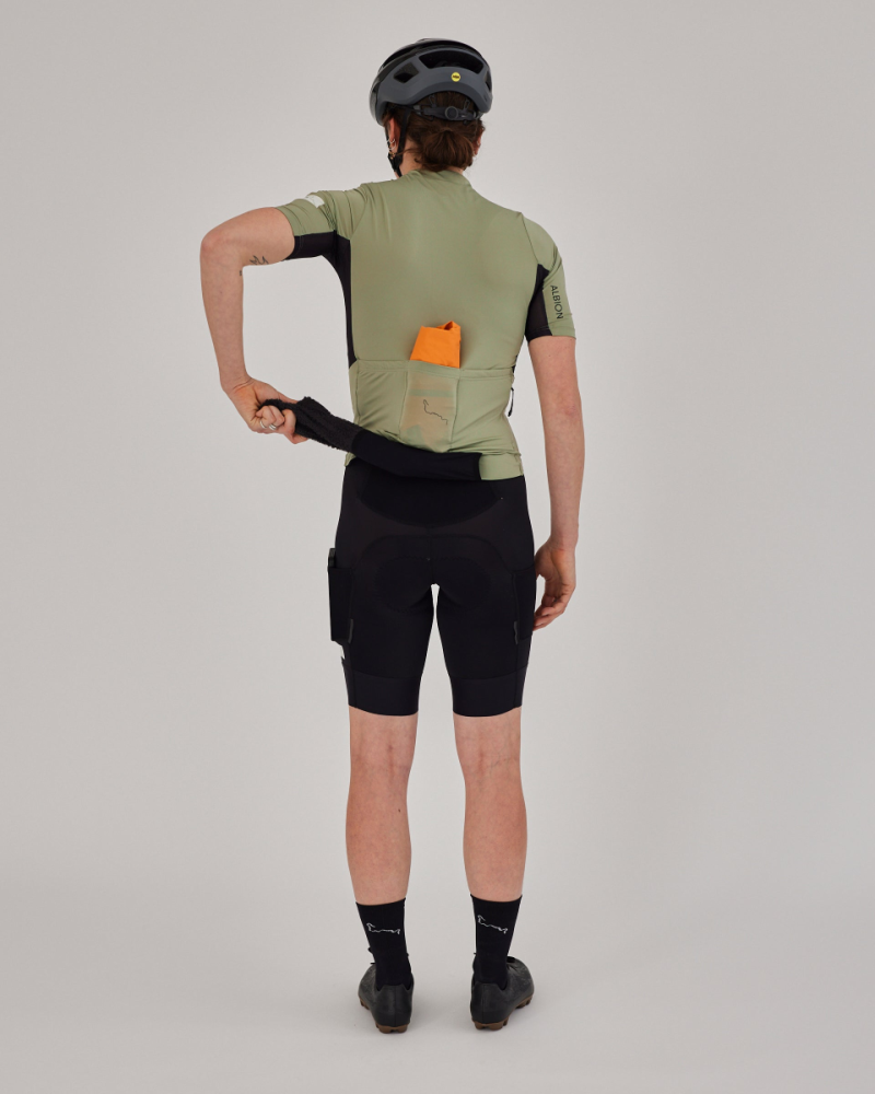 Albion Cycling women's traverse jersey (mineral green)