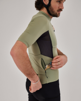 Albion Cycling men's traverse jersey (mineral green)