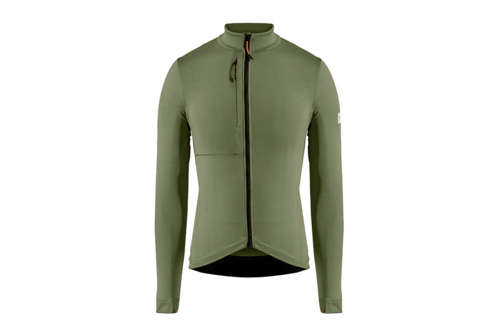 Albion Cycling men's traverse long sleeve jersey (mineral green)
