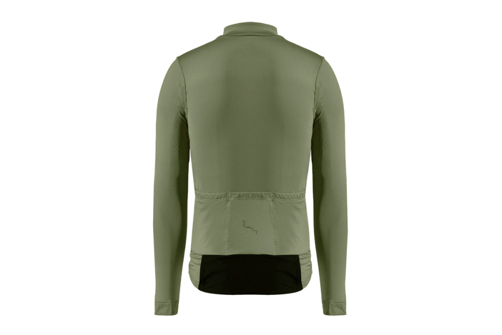 Albion Cycling men's traverse long sleeve jersey (mineral green)