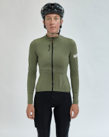 Albion Cycling men's traverse long sleeve jersey (mineral green)